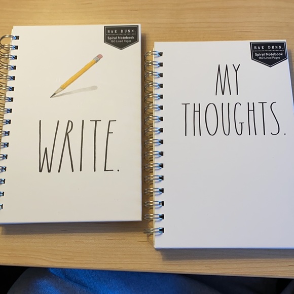 Rae Dunn spiral notebooks - Picture 2 of 6